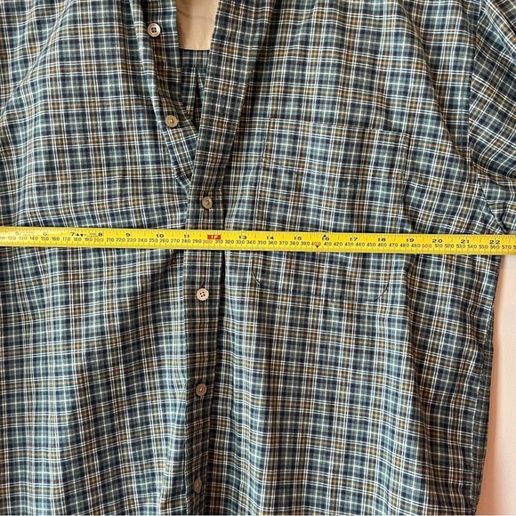Lot of two Haggar forever new long sleeve plaid flannel button up shirts medium - Picture 8 of 16